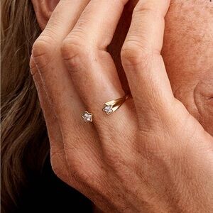 Pandora Shooting Stars Open Ring Size 8.5